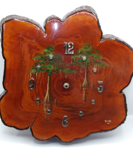 Vintage tree slice wood - slice,