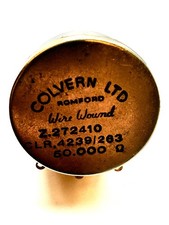 Vintage COLVERN 50K OHM WIRE