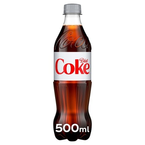 Diet coke 500ml - 24, bottles