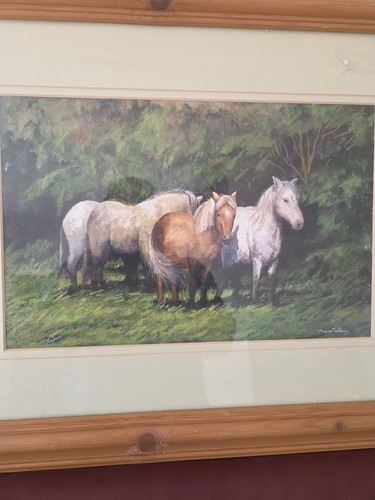 Framed watercolour marion - framed,