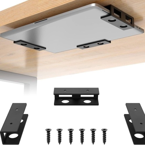 Under desk laptop - desk, metal