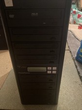 8 DVD/CD Black Duplication Tower