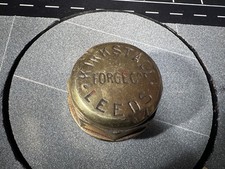 BRASS CART WHEEL HUB CAP