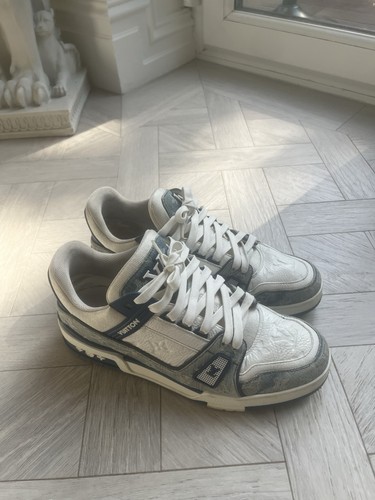 Louis vuitton denim trainers - louis,
