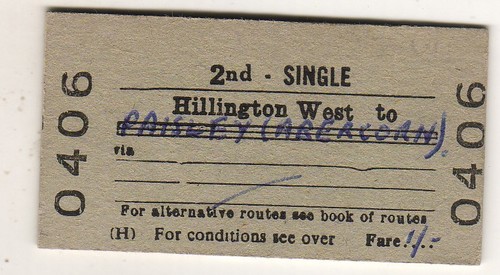Railway ticket brb - ticket, brb(h)