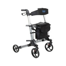 Daily Deluxe Lightweight Rollator Walker – Easy Fold and Adjustable Height