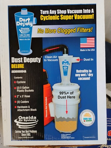 Dust deputy deluxe gallon - dust,