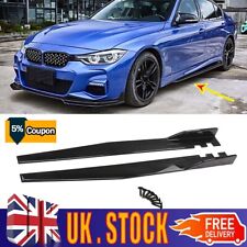 47" Black Side Skirts Extension Splitter For BMW 3 Series F30 G20 2000-2021 BT