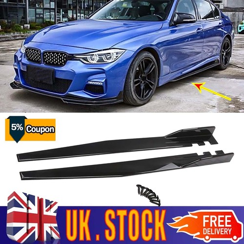 Black side skirts - black,