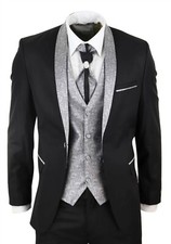 Mens 4 Piece Wedding Suit