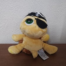 Russ Berrie Shelly Turtle Pirate Captain Plush Teddy