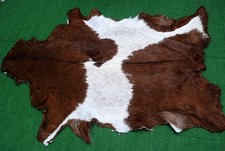 New goat hide rug - new,