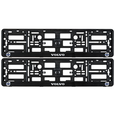 Black number plate - x,