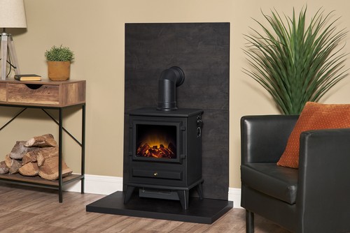 Acantha tile hearth - set, in