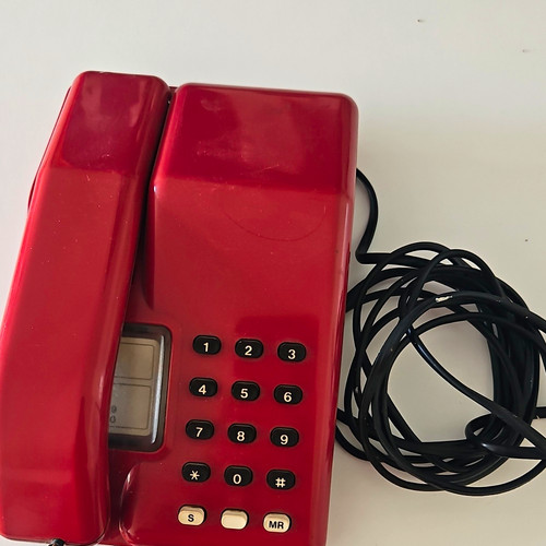 Telecom viscount red - red, corded