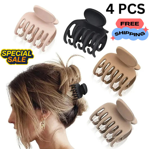4pcs medium hair clips claw - hair,