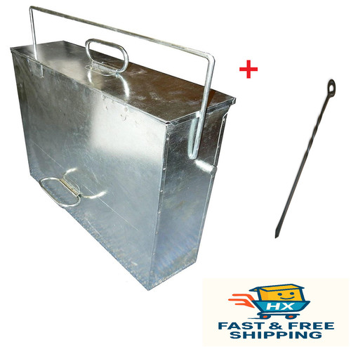 Fireplace ash carrier - fireplace, box