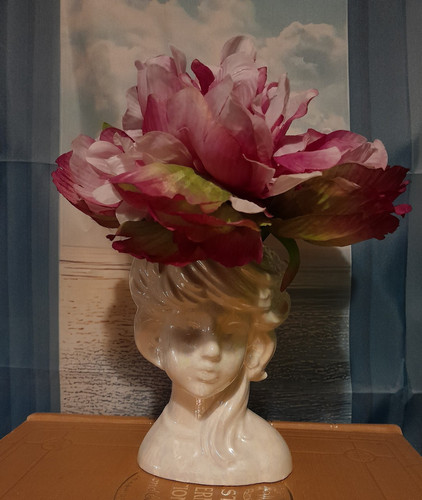 Halloween vintage lady - lady, head