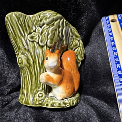 Ceramic pottery squirrel - ceramic,