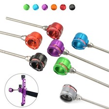 Archery Recurve Bow Sight 0.019'' Red Fiber 6 Washers Bow Shooting Hunting CNC