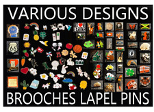 Various Designs Collectors Metal Enamel Jewellery Brooch Lapel Tie Pin Badge