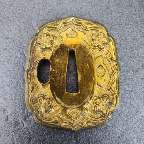 Japanese sword tsuba metal - japanese,