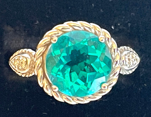 925 sterling silver - blue, green