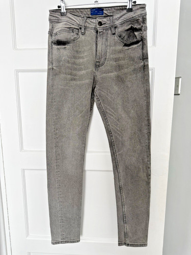 Men grey zara jeans - men’s,