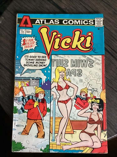Vicki atlas comics 1975 - vicki,
