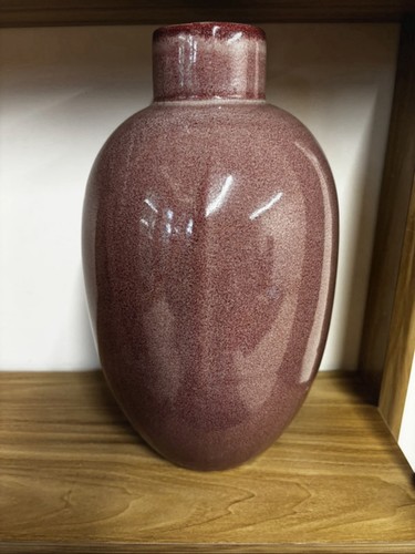 Large purple ceramic parlane - large,