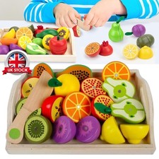 Wooden Cutting Fruits Play Set