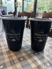 A set of TWO Enamel Camping
