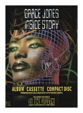 GRACE JONES AUTOGRAPHED SIGNED