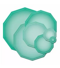 SPELLBINDERS Nestabilities METAL DIES Cut Emboss Stencil Decagons S4-369