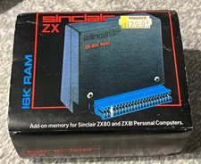 Sinclair ZX 16K RAM Pack, Box, Polys + Instructions for ZX80 & ZX81 - working