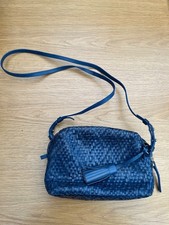 MASSIMO DUTTI blue leather