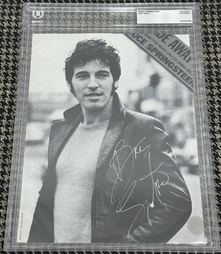 Bruce springsteen signed - springsteen,