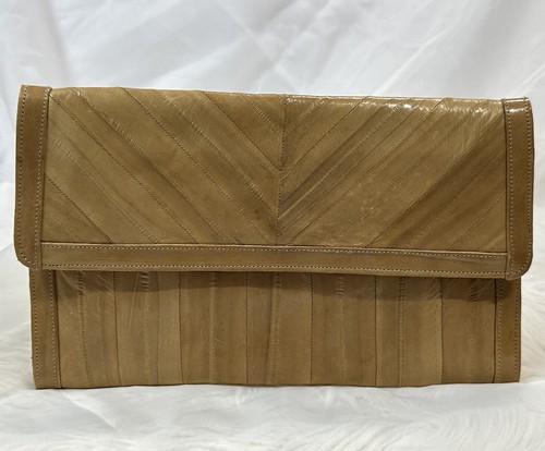 Vtg genuine eel skin - skin, purse