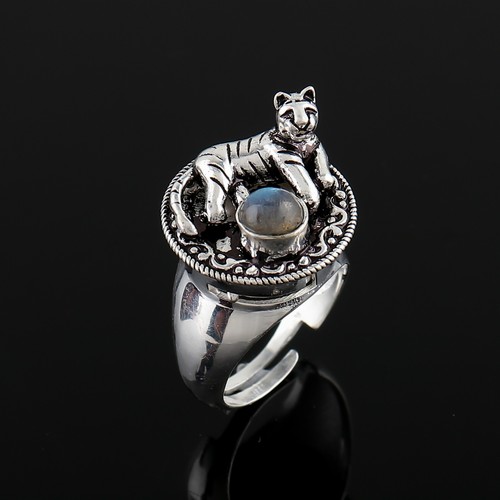 Blue labradorite gemstone - blue,