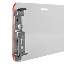 TRADE PLATE HOLDERS (NUMBER PLATE) CLIP ON COVER UP KIT 1 SINGLE PLATE SET