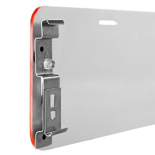 Trade plate holder clip - holder, on