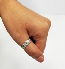 925 Sterling Silver Celtic Ring Handmade Jewelry Thumb Band Ring All Size SB29