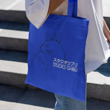 Studio Ghibli Totoro Tote Bag Cotton Shopper Film Movie TV Anime Manga Japanese
