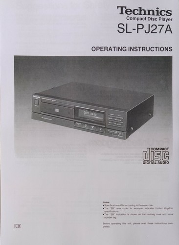 Technics pj27a compact - sl-pj27a,