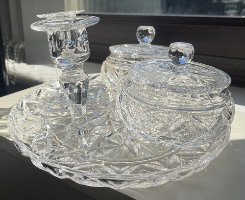Vintage five piece - piece, crystal