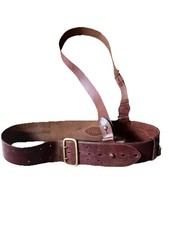 British Army Sam Browne Belt Genuine Leather 28-33” Military Brown LN