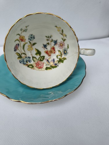 Vintage aynsley teacup saucer - vintage,