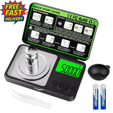 0.001G/50G Digital Milligram Scale, Mini Gram Scale,Pocket Micro Scale for Jewel