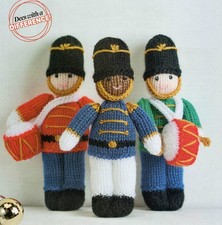 (6451) DK Toy Knitting Pattern for Fun Christmas Soldiers!!