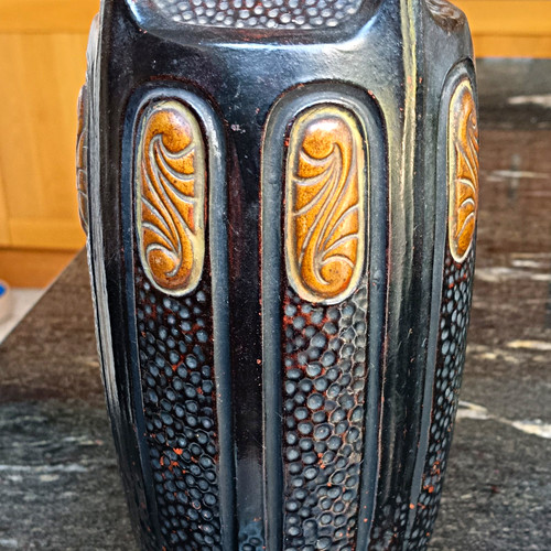 Bretby clanta vase - bretby, 20th
